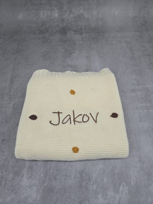 Personalizirana otroška deka iz 100% bombaža