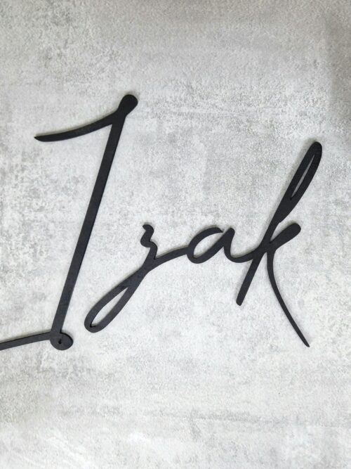 Lesen napis za otroško sobico (ime)