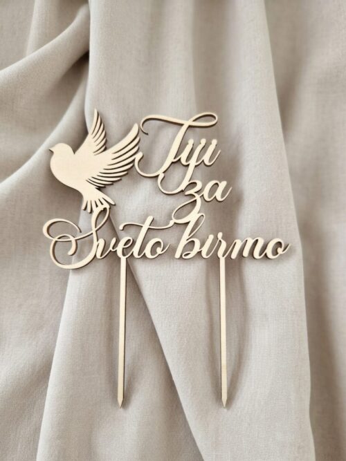 Topper za sveti zakrament z golobom