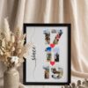 Personaliziran okvir z datumom obletnice in fotografijami, 18x24 cm